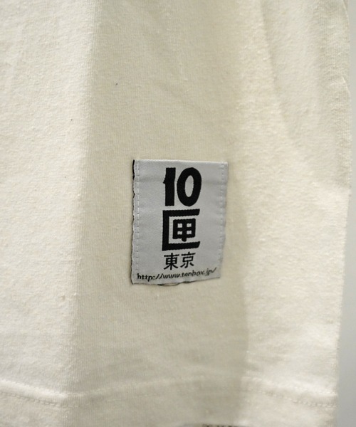 TENBOX（テンボックス）の「MANASTASH×TENBOX(マナスタッシュ×テンボックス) HEMP リバーシブルTEE（Tシャツ/カットソー・メンズ・その他/ブラック/ホワイト・M/L/XL）」の5枚目の写真