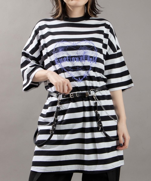 WEGO（ウィゴー）の「WEGO/【一部店限定】2WAYメタルモチーフハーネス（サスペンダー・レディース・ホワイト/ブラック・FREE）」の5枚目の写真