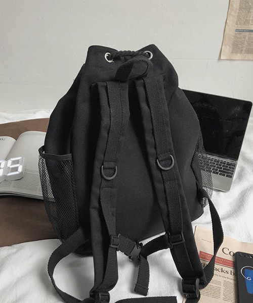 c.u.l(シーユーエル)の「ユニセックス 巾着キャンバスリュック バックパック cula627(バックパック/リュック・レディース・ブラック/ホワイト・FREE)」の20枚目の写真