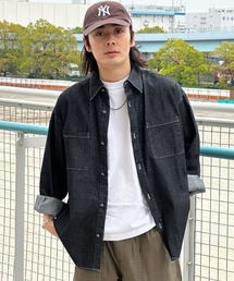 ビックシルエットデニムシャツ