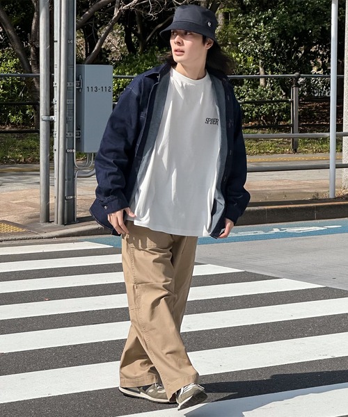 kutir（クティール）の「ビックシルエットデニムシャツ（シャツ/ブラウス・メンズ・インディゴブルー/ブラック・MEDIUM/LARGE）」の9枚目の写真