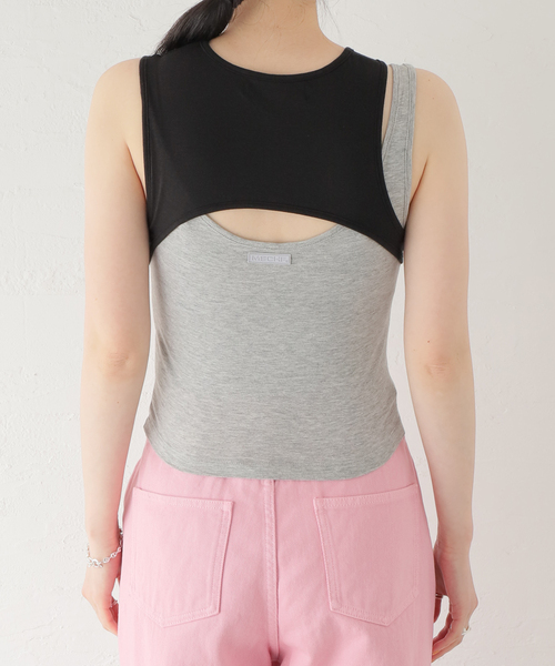 MSCHF ミスチーフ　STRAP ZIP UP SLEEVELESS ブラック MSCHF ミスチーフ STRAP ZIP UP SLEEVELESS ブラック 미스치프