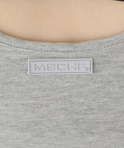 MSCHF(ミスチーフ)の「【MSCHF/ミスチーフ】 STRETCH OVERLAP TOP:タンクトップ(タンクトップ・レディース・ブラック/アイボリー・SMALL)」の4枚目の写真