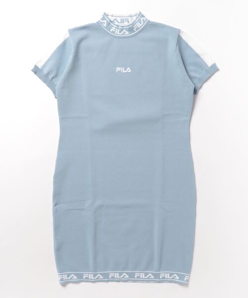 FILA GOLF（フィラゴルフ ）の「【FILA GOLF:フィラゴルフ】レディースワンピース　ゴルフ（ワンピース・レディース・ライム/ブラック/ブルー/ピンク・LARGE/MEDIUM/SMALL）」の7枚目の写真