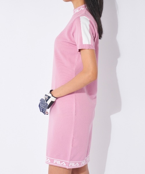 FILA GOLF（フィラゴルフ ）の「【FILA GOLF:フィラゴルフ】レディースワンピース　ゴルフ（ワンピース・レディース・ライム/ブラック/ブルー/ピンク・LARGE/MEDIUM/SMALL）」の19枚目の写真