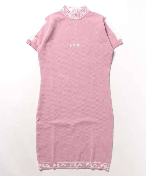 FILA GOLF（フィラゴルフ ）の「【FILA GOLF:フィラゴルフ】レディースワンピース　ゴルフ（ワンピース・レディース・ライム/ブラック/ブルー/ピンク・LARGE/MEDIUM/SMALL）」の6枚目の写真