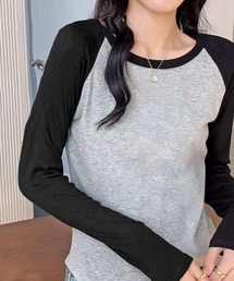 Raglan long sleeve Tshirt/ラグランロングスリーブTシャツ