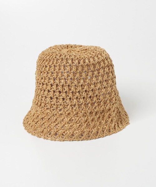 URBAN RESEARCH（アーバンリサーチ）の「細編みベルハット（ハット・レディース・ブラック/ベージュ・-）」の12枚目の写真