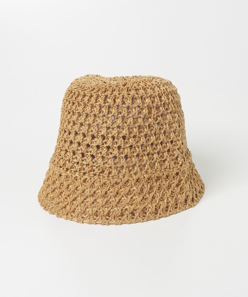 URBAN RESEARCH（アーバンリサーチ）の「細編みベルハット（ハット・レディース・ブラック/ベージュ・-）」の13枚目の写真