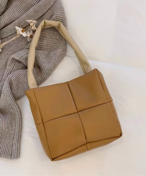 Chick(チック)の「▲キルティングハンドバック(ハンドバッグ・レディース・ホワイト/ブラック/キャメル・FREE)」の10枚目の写真