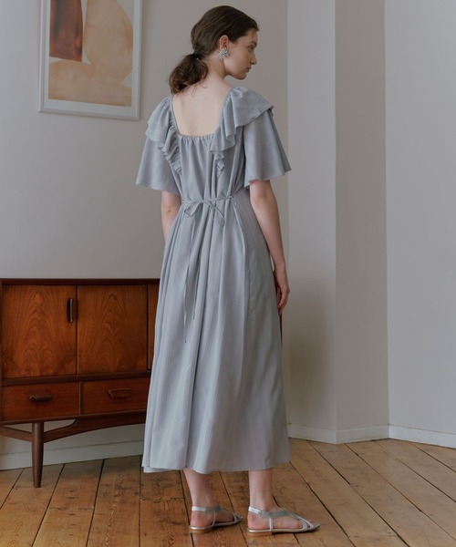 プッチラッフルチェックロングワンピース ラッフルチェックロングワンピース – ANDOR ONLINE