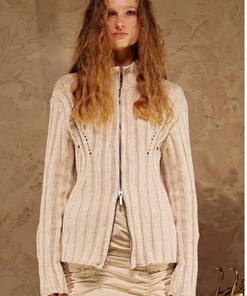 NACHE（ナチェ）の「韓国ブランド NACHE ナチェ SURE SOFT KNIT ZIP-UP