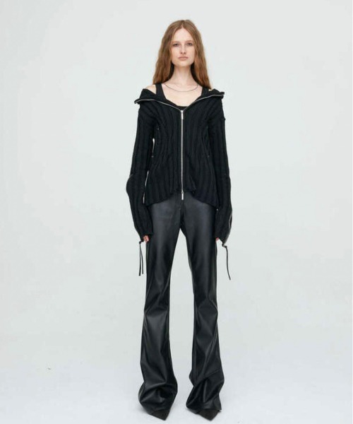 NACHE（ナチェ）の「韓国ブランド NACHE ナチェ SURE SOFT KNIT ZIP-UP