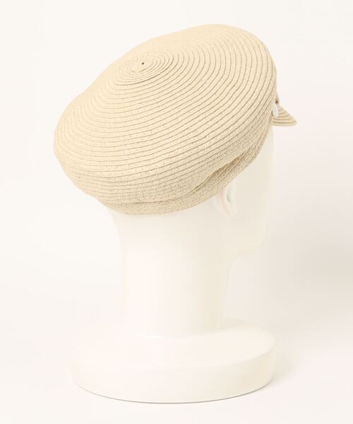 clear(クリア)の「ペーパーキャスケット(キャスケット・レディース・ベージュ/ライトベージュ・F)」の3枚目の写真