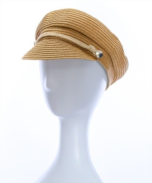 clear(クリア)の「ペーパーキャスケット(キャスケット・レディース・ベージュ/ライトベージュ・F)」の1枚目の写真