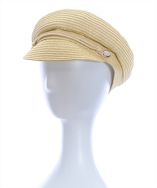 clear(クリア)の「ペーパーキャスケット(キャスケット・レディース・ベージュ/ライトベージュ・F)」の2枚目の写真