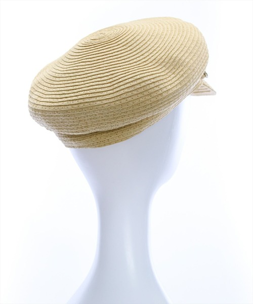 clear(クリア)の「ペーパーキャスケット(キャスケット・レディース・ベージュ/ライトベージュ・F)」の4枚目の写真