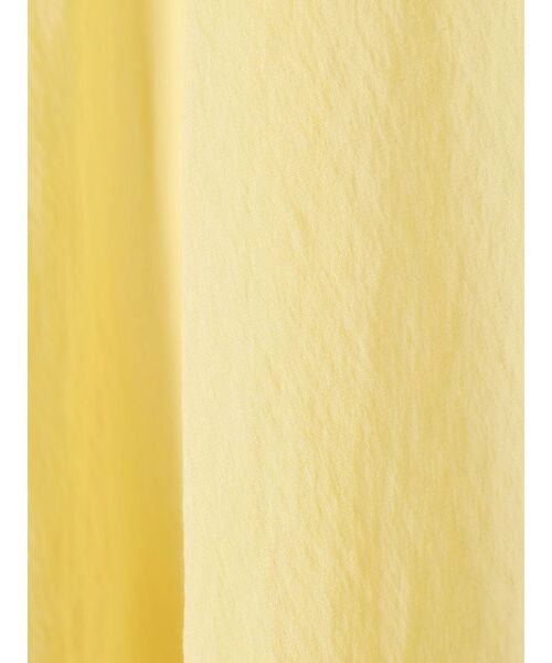 AMERICAN HOLIC（アメリカンホリック）の「バックギャザーVネックシアーシャツ（シャツ/ブラウス・レディース・オフホワイト/ライトイエロー/ブルーグリーン/ブラック/キャメル・L/M）」の8枚目の写真