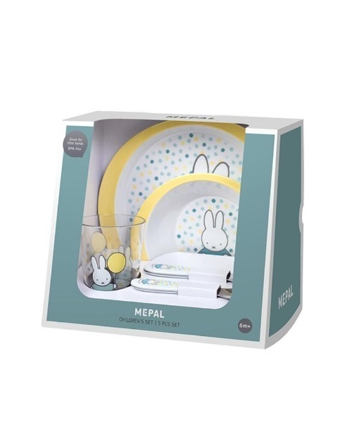 Dick Bruna（ディックブルーナ）の「ミッフィー 5ピース チルドレンセット Dick Bruna / Rosti Mepal（ベビーギフト・キッズ・その他1・FREE）」の2枚目の写真