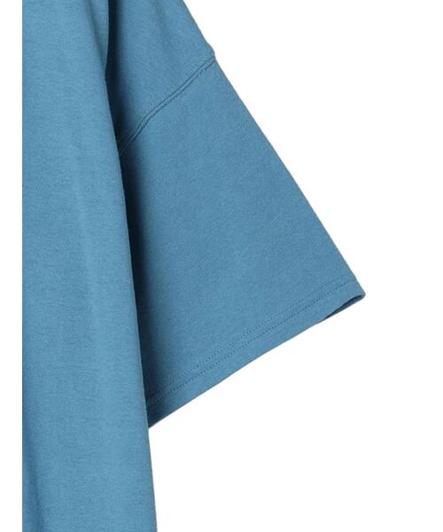 Green　Parks（グリーンパークス）の「カレッジロゴ半袖チュニック（チュニック・レディース・ホワイト/ブラウン/ダークグレー/サックスブルー・FREE）」の19枚目の写真