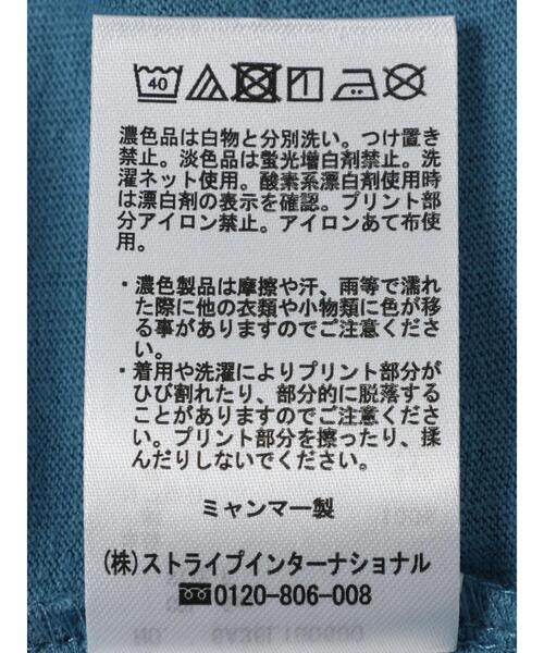 Green　Parks（グリーンパークス）の「カレッジロゴ半袖チュニック（チュニック・レディース・ホワイト/ブラウン/ダークグレー/サックスブルー・FREE）」の21枚目の写真