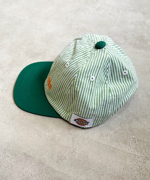 Dickies(ディッキーズ)の「【Dickies】別注KIDSストライプCAP(キャップ・キッズ・ブルー/グリーン・54)」の7枚目の写真
