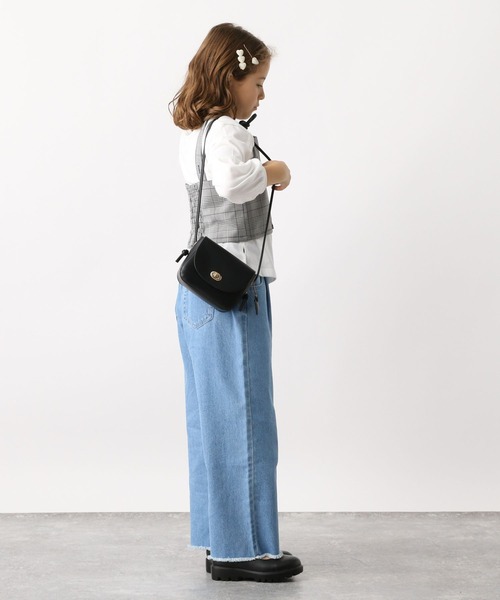 GLOBAL WORK（グローバルワーク）の「3SETビスチェセットアップ/966390（ワンピース・キッズ・チェック/グレイッシュベージュ・100cm/110cm/120cm/130cm/140cm/150cm/160cm）」の11枚目の写真