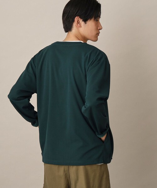 THE SHOP TK (ザ ショップ ティーケー )の「◆【カーディガン+Tシャツ 2枚セットアイテム】接触冷感アンサンブルカーディガン(カーディガン/ボレロ・メンズ・ブラック/ブルー/グリーン/ベージュ・02/03/04)」の14枚目の写真