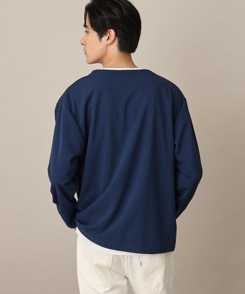 THE SHOP TK (ザ ショップ ティーケー )の「◆【カーディガン+Tシャツ 2枚セットアイテム】接触冷感アンサンブルカーディガン(カーディガン/ボレロ・メンズ・ブラック/ブルー/グリーン/ベージュ・02/03/04)」の22枚目の写真