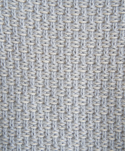 ikka（イッカ）の「【親子コーデ】バーズアイ柄ニットプルオーバー（ニット/セーター・レディース・オリーブ/スカイブルー/ブラック・S/L/M）」の11枚目の写真