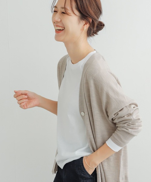 HANES（ヘインズ）の「『別注』Hanes×DOORS　2P DOORS Fit Long-Sleeve T-shirts（Tシャツ/カットソー・レディース・ホワイト・SMALL）」の2枚目の写真