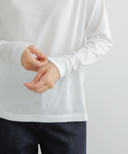 HANES（ヘインズ）の「『別注』Hanes×DOORS　2P DOORS Fit Long-Sleeve T-shirts（Tシャツ/カットソー・レディース・ホワイト・SMALL）」の4枚目の写真