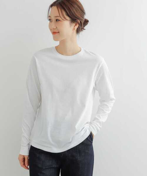 HANES（ヘインズ）の「『別注』Hanes×DOORS　2P DOORS Fit Long-Sleeve T-shirts（Tシャツ/カットソー・レディース・ホワイト・SMALL）」の6枚目の写真