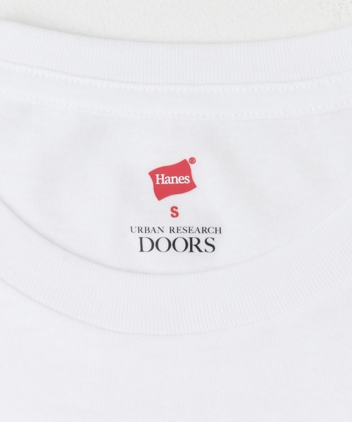 HANES（ヘインズ）の「『別注』Hanes×DOORS　2P DOORS Fit Long-Sleeve T-shirts（Tシャツ/カットソー・レディース・ホワイト・SMALL）」の12枚目の写真