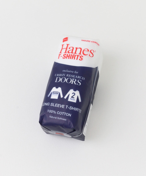 HANES（ヘインズ）の「『別注』Hanes×DOORS　2P DOORS Fit Long-Sleeve T-shirts（Tシャツ/カットソー・レディース・ホワイト・SMALL）」の13枚目の写真