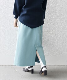 SHIPS any:〈洗濯機可能〉WARM パイピング Aライン スカート