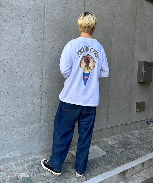 【ZOZO限定】サイケキャンディーロンT（Tシャツ/カットソー）｜CIAOPANIC（チャオパニック）