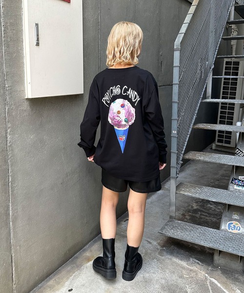 【ZOZO限定】サイケキャンディーロンT（Tシャツ/カットソー）｜CIAOPANIC（チャオパニック）