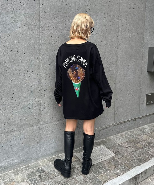 【ZOZO限定】サイケキャンディーロンT（Tシャツ/カットソー）｜CIAOPANIC（チャオパニック）