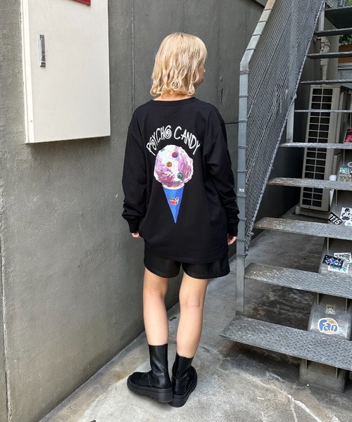 【ZOZO限定】サイケキャンディーロンT（Tシャツ/カットソー）｜CIAOPANIC（チャオパニック）