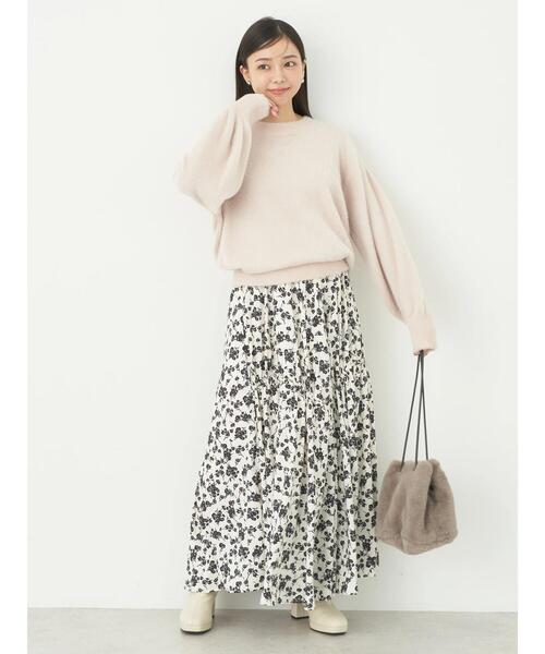 earth music&ecology（アースミュージックアンドエコロジー）の「ミニシャギープルオーバー（Tシャツ/カットソー・レディース・ブルー/アイボリー/ライトピンク/グレイッシュベージュ/ブラウン・FREE）」の15枚目の写真