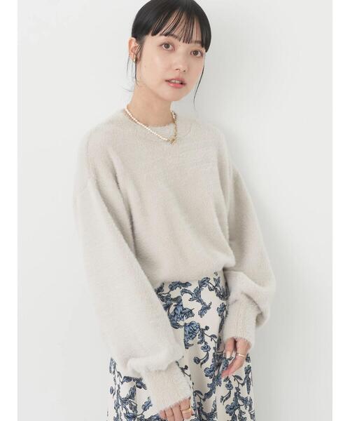 earth music&ecology（アースミュージックアンドエコロジー）の「ミニシャギープルオーバー（Tシャツ/カットソー・レディース・ブルー/アイボリー/ライトピンク/グレイッシュベージュ/ブラウン・FREE）」の22枚目の写真