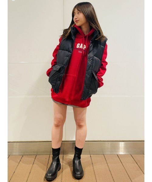 GAP（ギャップ）の「GAPアーチロゴ パーカー(ユニセックス)（パーカー・メンズ・レッド/ホワイト系その他/ネイビー/ブラック・M/XS/XL/L/S）」の6枚目の写真