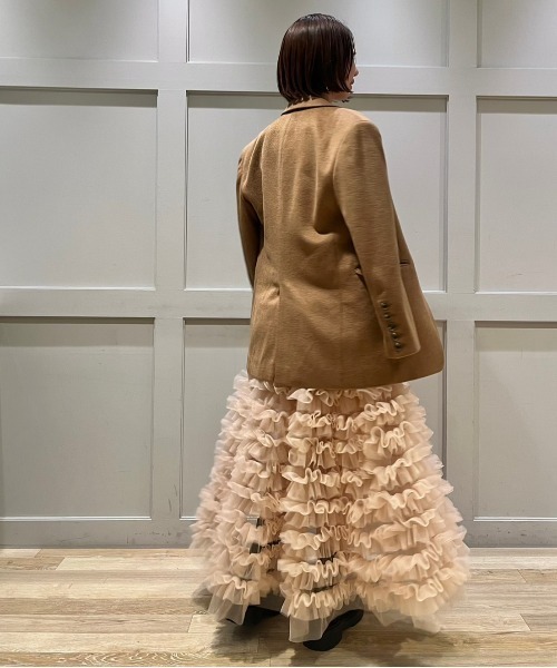 KEITA MARUYAMA × LILY BROWN チュールフリルワンピース Amazon.co.jp: [リリーブラウン] KEITA MARUYAMA チュールフリル