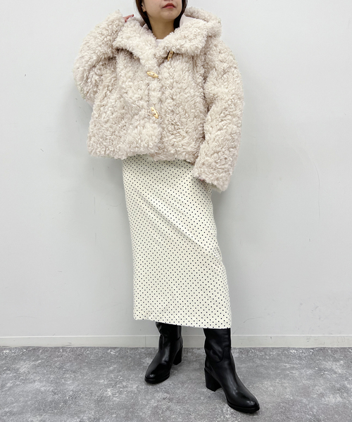 セール】フェイクファーダッフル（ダッフルコート）｜U by SPICK&SPAN