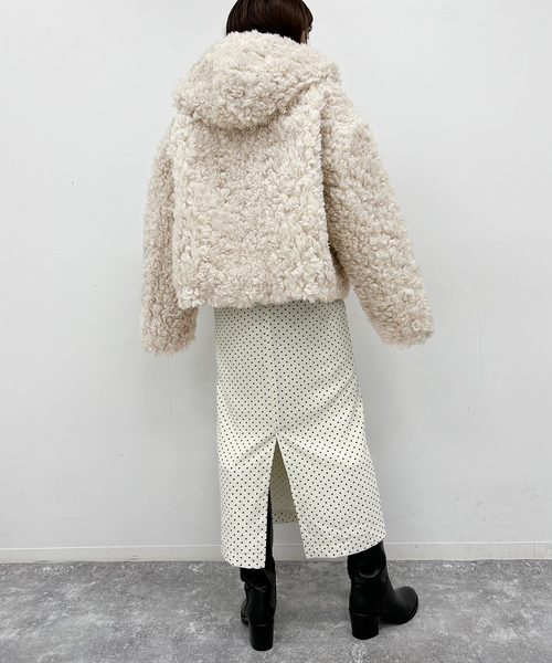 U by Spick&Span フェイクファーダッフルコート セール】フェイクファーダッフル（ダッフルコート）｜U by SPICK&SPAN