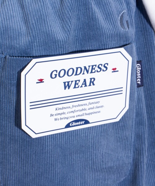 GLOSTER（グロスター）の「【GLOSTER/グロスター】GOODNESS コーデュロイパンツ（その他パンツ・メンズ・ネイビー/ブラック/オリーブ/サックスブルー/アイボリー/チャコールグレー・M/L/S）」の18枚目の写真