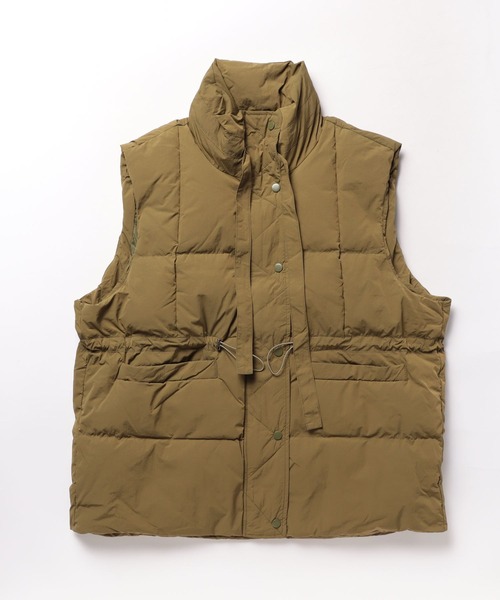 wee9s（ウィークス）の「middle down vest / ミドルダウンベスト（ダウンベスト・レディース・アイボリー/カーキ/ブラック・FREE）」の18枚目の写真