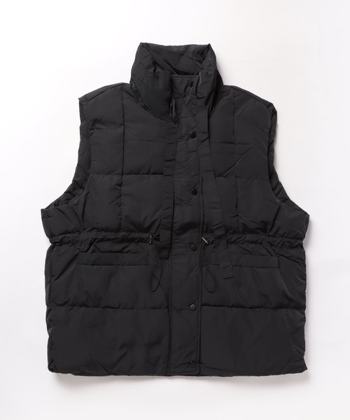 wee9s（ウィークス）の「middle down vest / ミドルダウンベスト（ダウンベスト・レディース・アイボリー/カーキ/ブラック・FREE）」の19枚目の写真