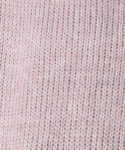LEPSIM（レプシィム）の「3ゲージラメVネックプルオーバー　983140（ニット/セーター・レディース・グレー/アイボリー/ピンク・FREE）」の5枚目の写真